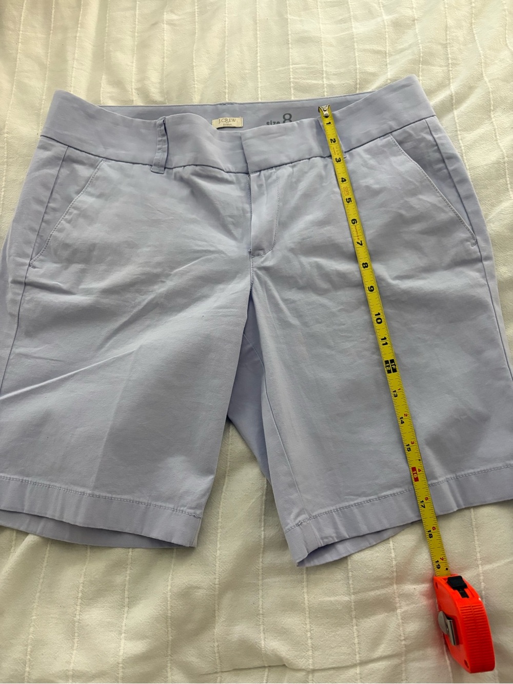 J.Crew Frankie Chino Shorts in Light Lavender
